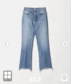 美品　INSCRIRE ブーツカットデニム