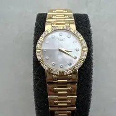 PIAGET Dancer K18 YG Mother-of-Pearl Diamond Dial Complete Set