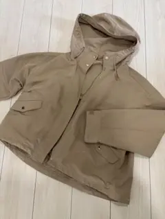 ベージュ フード付き マウンテンパーカー M INGNI イング
