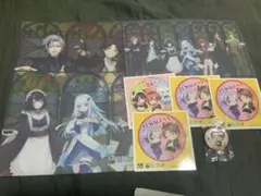 にじさんじ　下敷き　ステッカー　缶バッジ　三枝明那　くら寿司