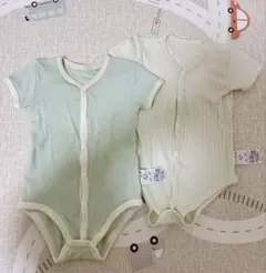 BIRTHDAY PLUS＋♡ベビー肌着 ２点セット♡ミントグリーン♡80cm⟡