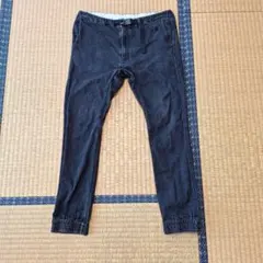 coen デニムジョガーパンツ XL ブラック