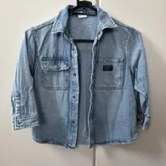 ザラキッズ　デニムジャケット　シャツ　116 110 ユニクロ　GAP ブルー