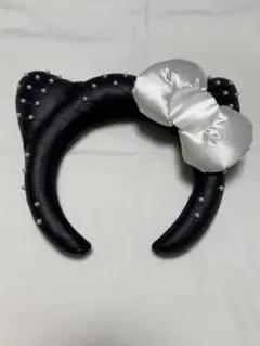 ユニバーサル・スタジオ・ジャパン ハローキティ カチューシャ 黒