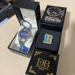 2019名探偵コナン USJ 腕時計 激レア コナン展 探偵バッジ セット