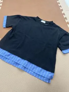 tiny manon タイニーマノン　男の子　半袖Tシャツ　黒　120㎝