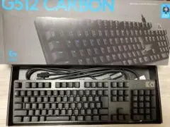 Logicool G512 CARBON RGBキーボード 青軸
