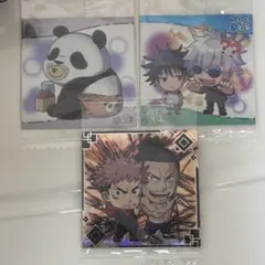 呪術廻戦 五条悟 伏黒恵 パンダ 虎杖悠仁 東堂葵 ウエハース シール