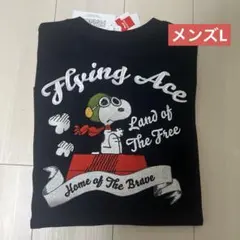 PEANUTS スヌーピー Tシャツ 刺繍　Flying Ace Lサイズのサムネイル