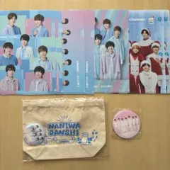 【新品未開封】なにわ男子　ローソンコラボ 初恋LOVE 缶バッチ ノート 10点