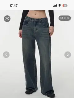 MUSINSA ( ムシンサ ) / ワイドストレートジーンズ