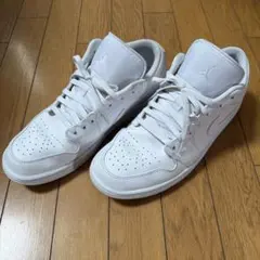 中古】ナイキ エアジョーダン1 ゴルフ クロコ ホワイト 26センチ