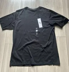 UNIQLO +JスーピマコットンリラックスフィットT ブラックLタグ付き未使用