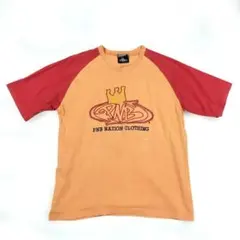 pnb nation グランジ ラグランTシャツ 半袖 カットソー y2kのサムネイル