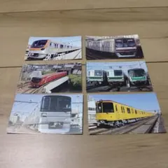 東京メトロ 電車カード 6枚セット