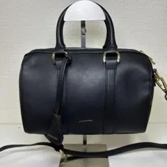 美品】united bamboo 2WAY ミニボストン ショルダーバッグ 黒 - メルカリ