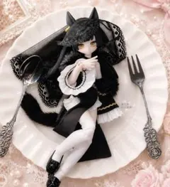ニャニャニャ次元 シークレット 白猫 フルセット 喵喵喵次方8分bjd
