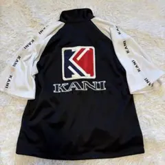 【90s HIPHOP】カールカナイKANI SPORT刺繍ロゴ半袖ジャージB系のサムネイル