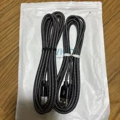 Lightningケーブル 2メートル 2本セット ナイロン編み