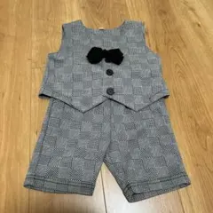 チェック柄フォーマルセット 90cm