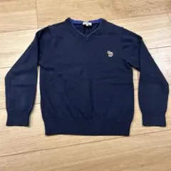 Paul Smith ネイビー Vネックセーター 6A