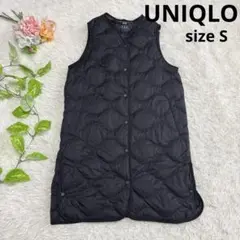 【ユニクロ】美品 ウルトラライトダウン ベスト Sサイズ レディース ブラック
