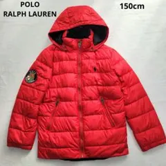 【POLO RALPH LAUREN】フード付き中綿ジャケット ワッペン 150