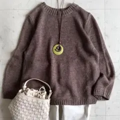 美品 マーガレットハウエル リネン コットン カーディガン ブルー系