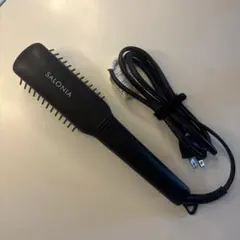 SALONIA サロニア　ストレートヒートブラシ　ブラック