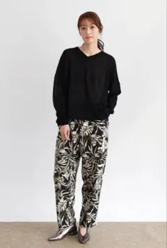 CLOVE　クローブ　ボタニカルプリントイージーパンツ 　ヤマダヤ
