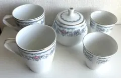 ノリタケ ロマンブルー マグカップ 湯呑み シュウガーポット