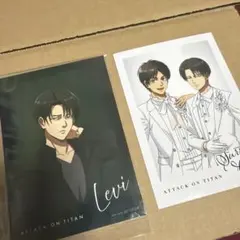 進撃の巨人　ブロマイド　エレン　リヴァイ