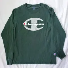 championチャンピオンメキシコ製長袖ロングティーシャツロゴプリント刺繍古着