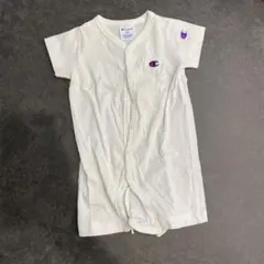 Champion ホワイトロンパース 80
