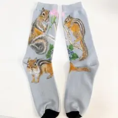 1点【オリジナル】シマリス　ソックス靴下