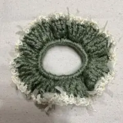 ハンドメイド　シュシュ　かぎ針編み