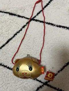 kinbuta ゴールド豚ポーチ