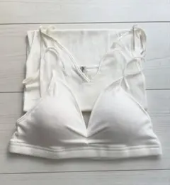 souple luz ブラトップ&ストラップキャミソールセット