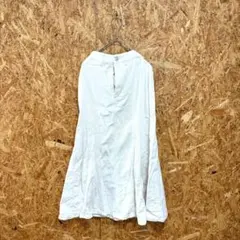 GRL グレイル ロングスカート デニム カジュアル 綿100% アイボリー