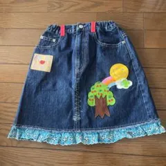 エンジェルブルー　子供服　デニムスカート 140㎝