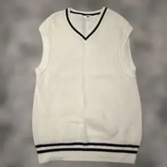 UNIQLO ベスト白 M