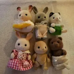 シルバニアファミリー 人形 まとめ売り クマ ネコ うさぎ