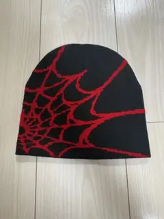 ビーニー ニット帽 スパイダー y2k ピンク ストリート - メルカリ