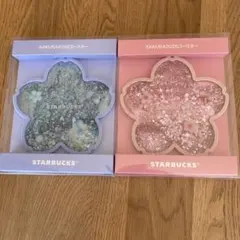 スターバックス　SAKURA2026コースター ピンクとブルーセット