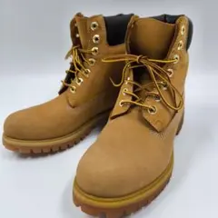 極美品【ティンバーランド】6インチプレミアムブーツ ウォータープルーフ 25.5