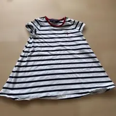 【値下げ中】Polo Ralph Lauren ストライプ 半袖ワンピース 3T