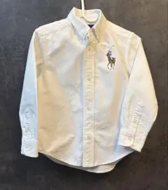 Ralph Lauren ホワイト長袖シャツ 3T