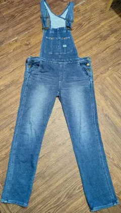 Lee デニムオーバーオール Mサイズ インディゴブルー