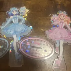 アイカツフレンズ サンリオ アクリルスタンド 湊みお 友希あいね