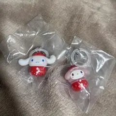 サンリオキャラクターズ　いちごめじるしアクセサリー　マイメロディ シナモロール